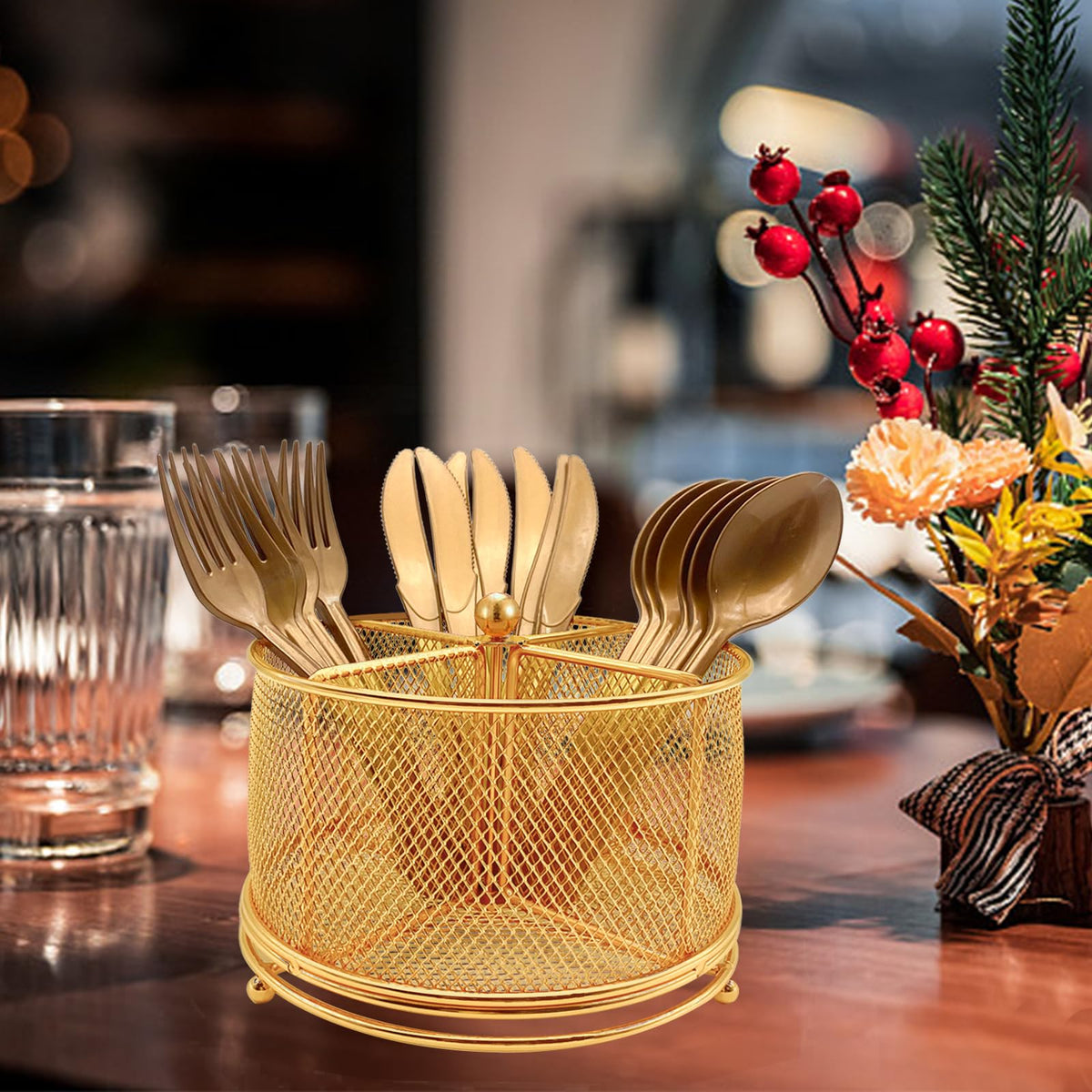 DysanVica easy-clean caddy simplifies post-event cleanup.