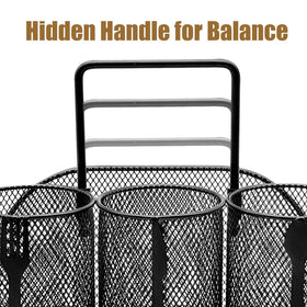 DysanVica flatware storage basket with ventilation supports quick-drying and airflow.