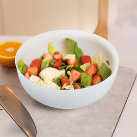 Dyware dishware safe for microwave and dishwasher in kitchen scene