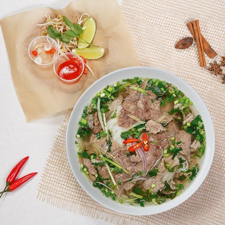 Dyware pho bowls 8 inch showcase ready to serve steaming pho
