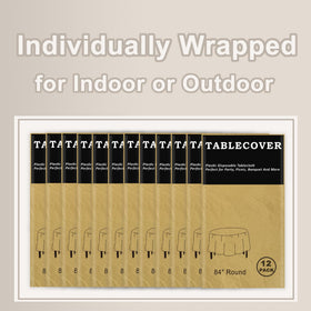 Value-packed 12-pack ideal for parties, weddings, and picnics with versatile gold tone.