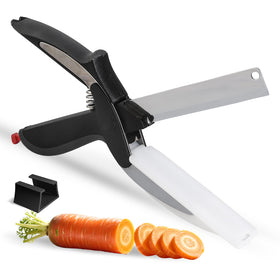DZ Duo Zhan cutting scissors with built-in board for quick veggie prep