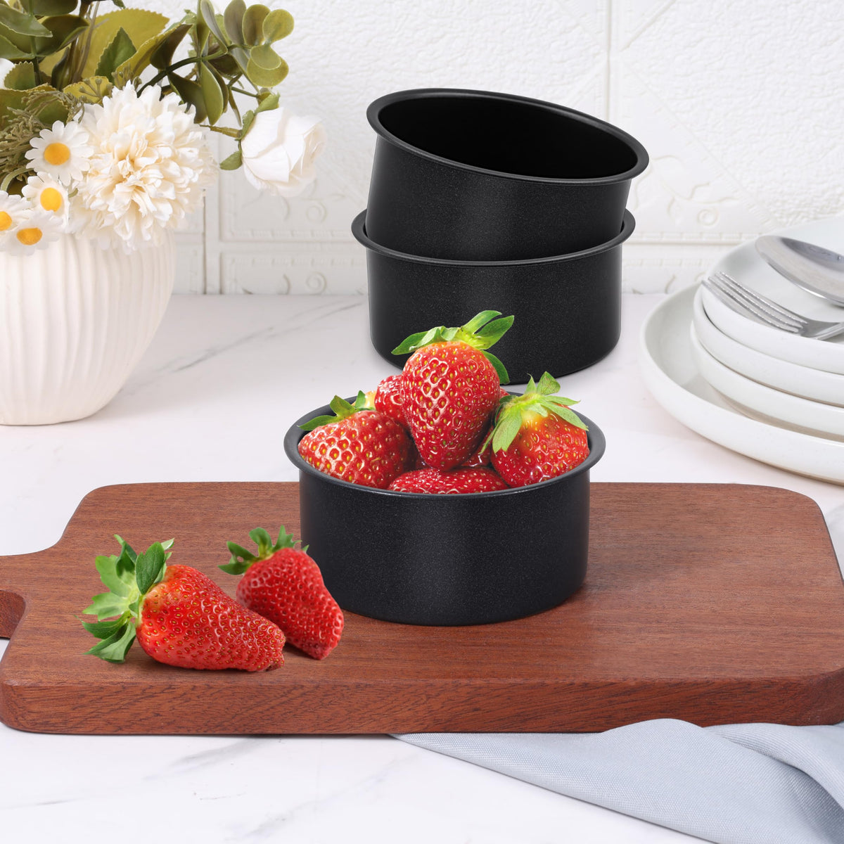 E-far 2-inch deep mini pans ideal for taller layers