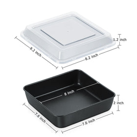 E-far nonstick surface close-up demonstrates quick release of baked goods.