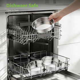 Durable E-far pans resist wear while baking family favorites