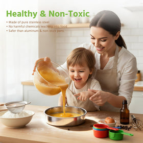 E-far multi-use bakeware for cakes, quiche, cobbler, and more