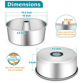 E-far center cone design for stable batter and even cooling.