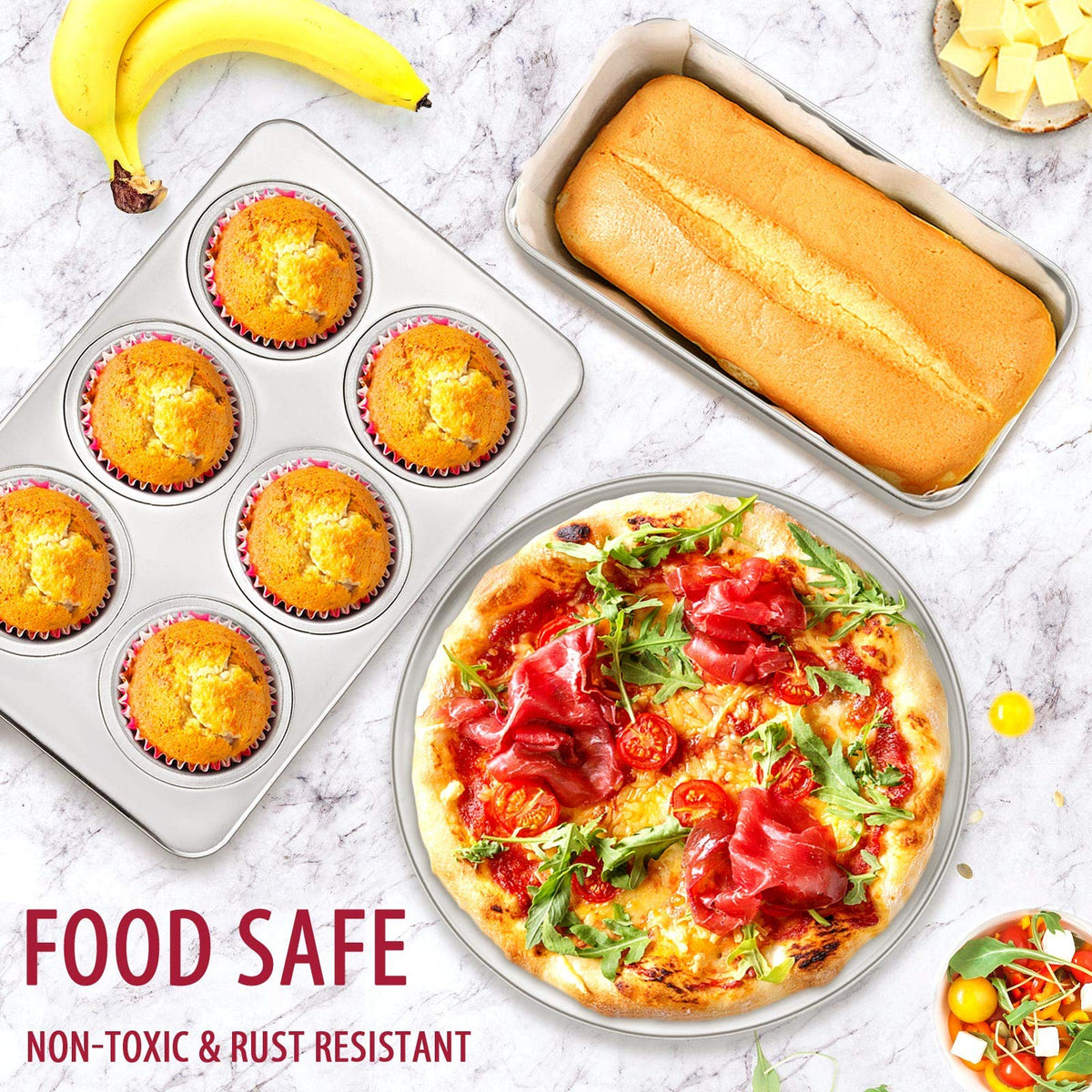 E-far baking sheet 10.5x8-3 inches offers reliable bake performance