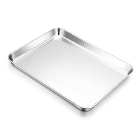 E-far cookie sheet 18x13 with mirror finish for even browning.
