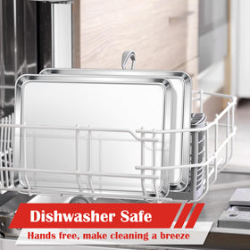 E-far cookie sheet large capacity ideal for batches of cookies and roasting.