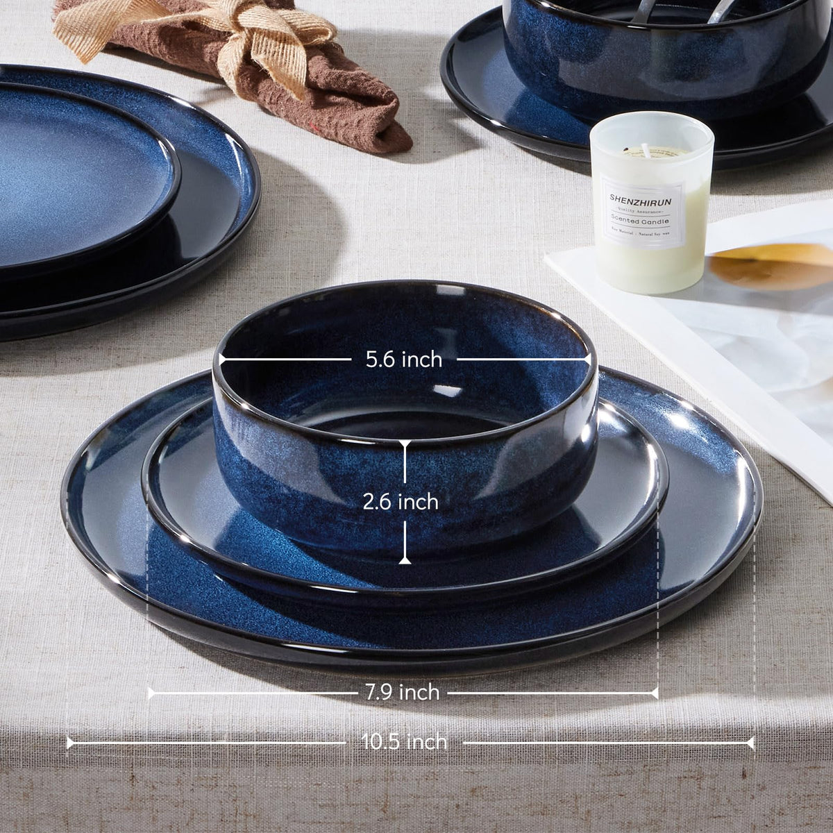 E-far dessert plate showing depth glaze and handcrafted charm.