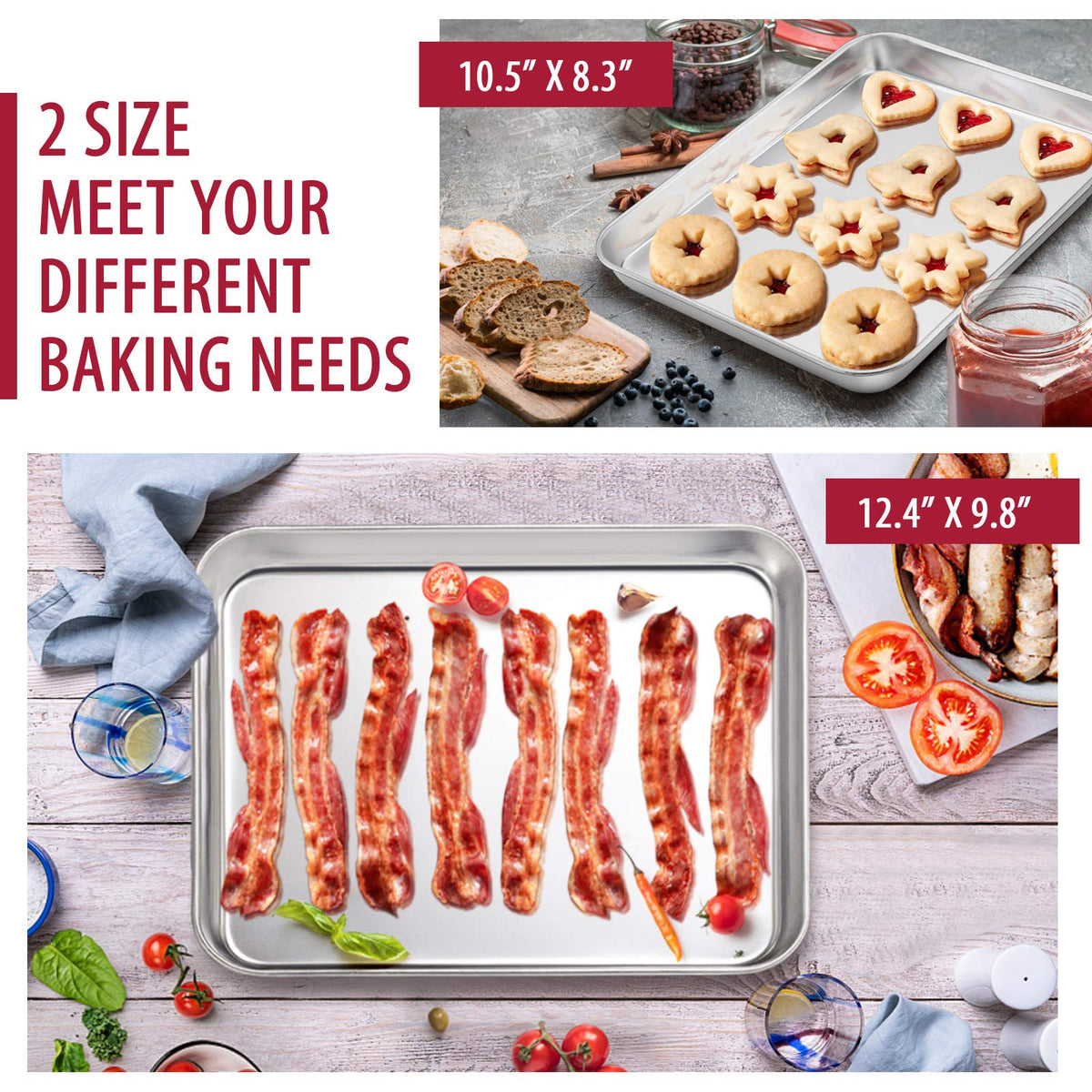 E-far loaf pan 9-1/4 inches for uniform breads