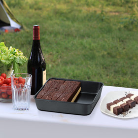 E-far multi-function bakeware ideal for leftovers and party servings.