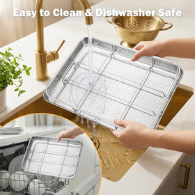Versatile E-far rack set used for baking and roasting
