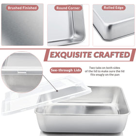 E-far seamless design close-up, leak-free baking and easier cleanup.