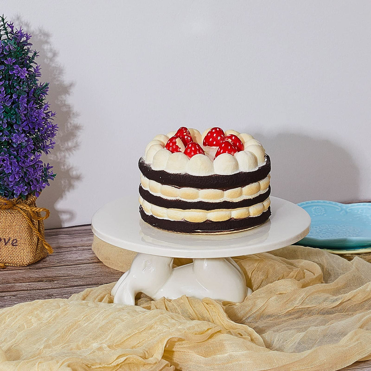 Eaasty Bunny Cake Stand standing-trio design enhances party treats.