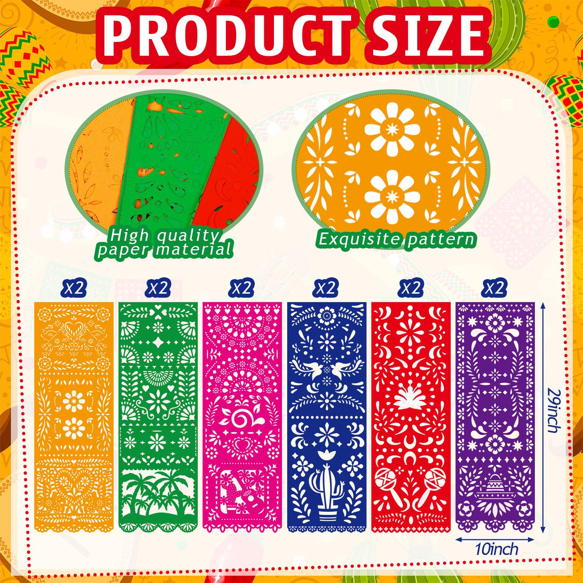 Eaasty flower pattern table runner brings color to celebrations.