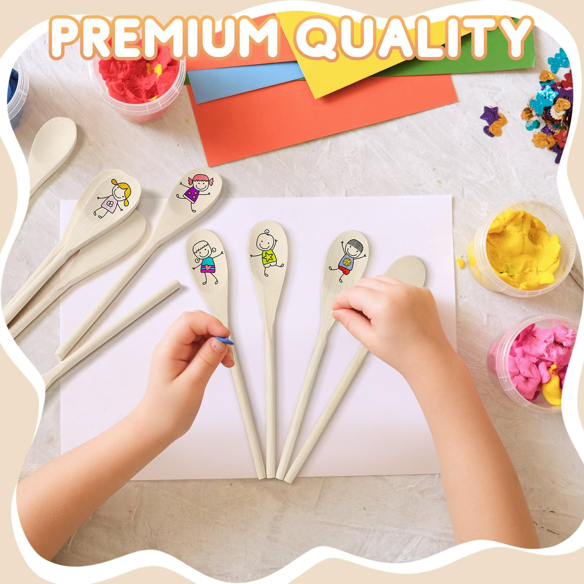 Eaasty oval-head spoons great for baking prep and mixing