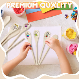 Eaasty oval-head spoons great for baking prep and mixing