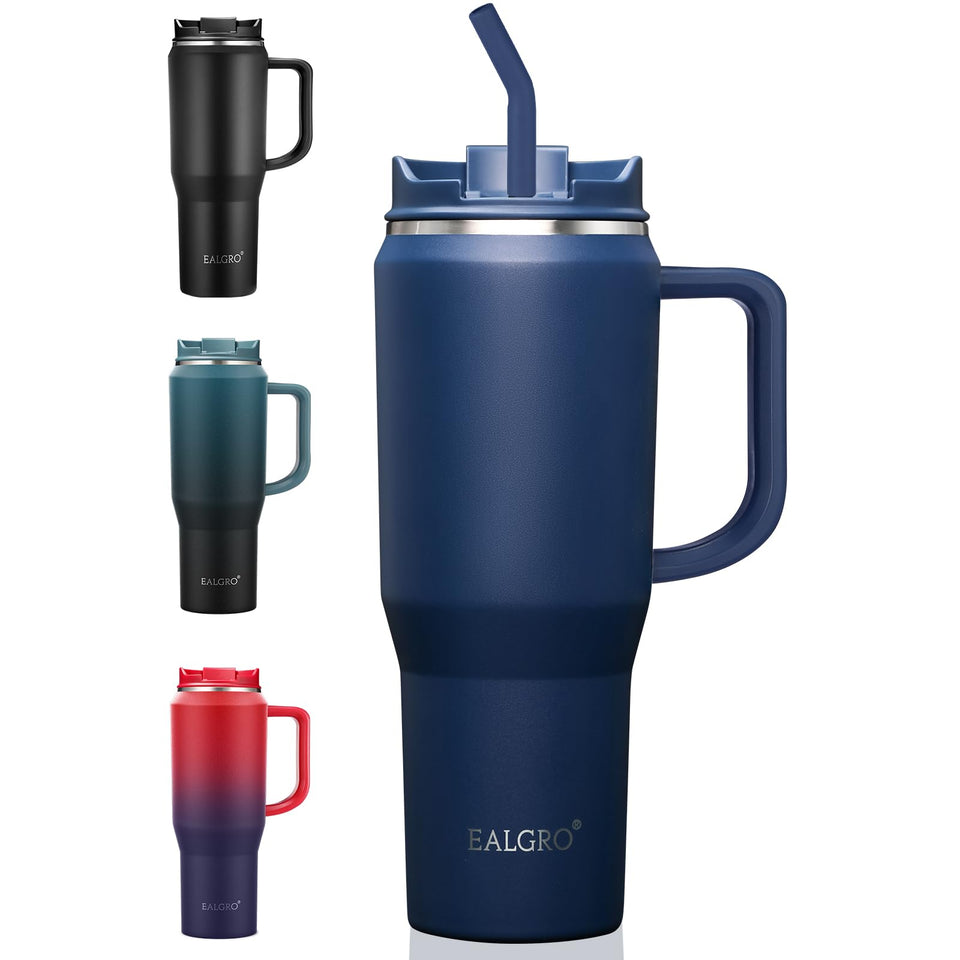 EALGRO 40oz tumbler with handle for easy, on-the-go hydration