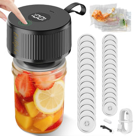 Eallpha electric mason jar vacuum sealer front view for compact home use.