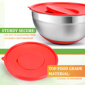 Eallpha non-slip base keeps bowls steady during busy prep