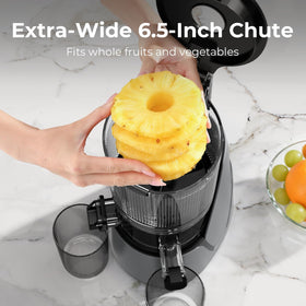 EanOruus juicer juice strainer yields smooth, nutrient-rich juice