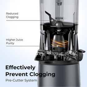 EanOruus removable pulp ejector simplifies cleanup during juicing