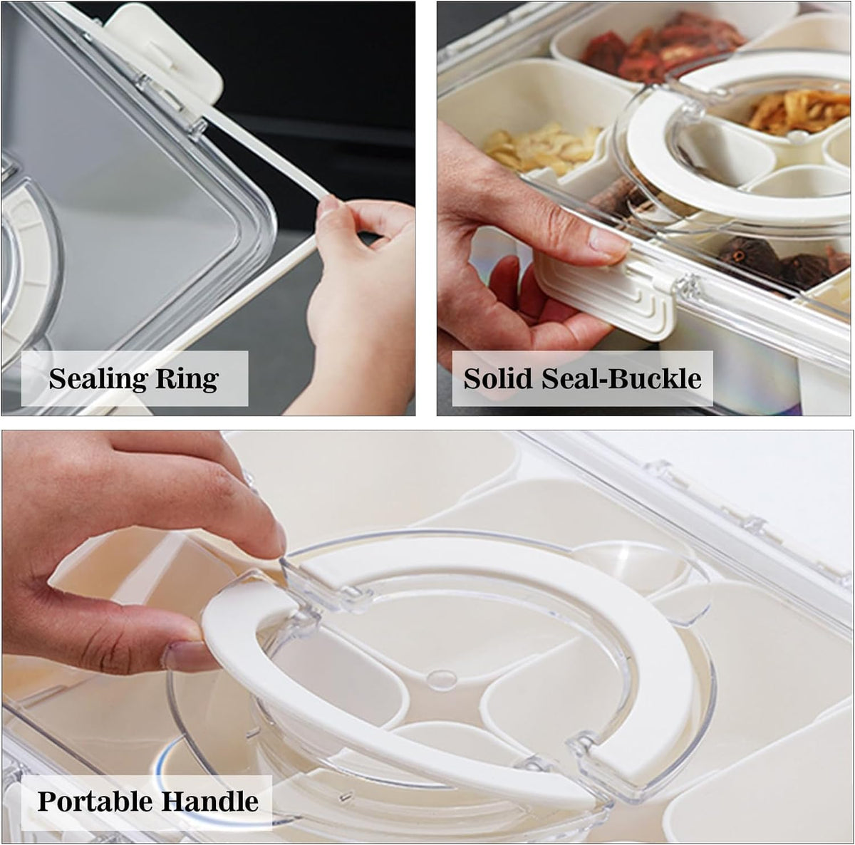 Eanpet fridge-friendly tray stacks neatly to save space.