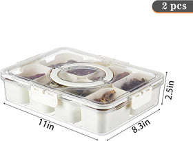 Eanpet snack box with portable handle ideal for travel and camping.