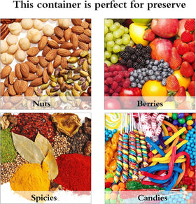 Eanpet vegetable-fruit storage container keeps produce organized.