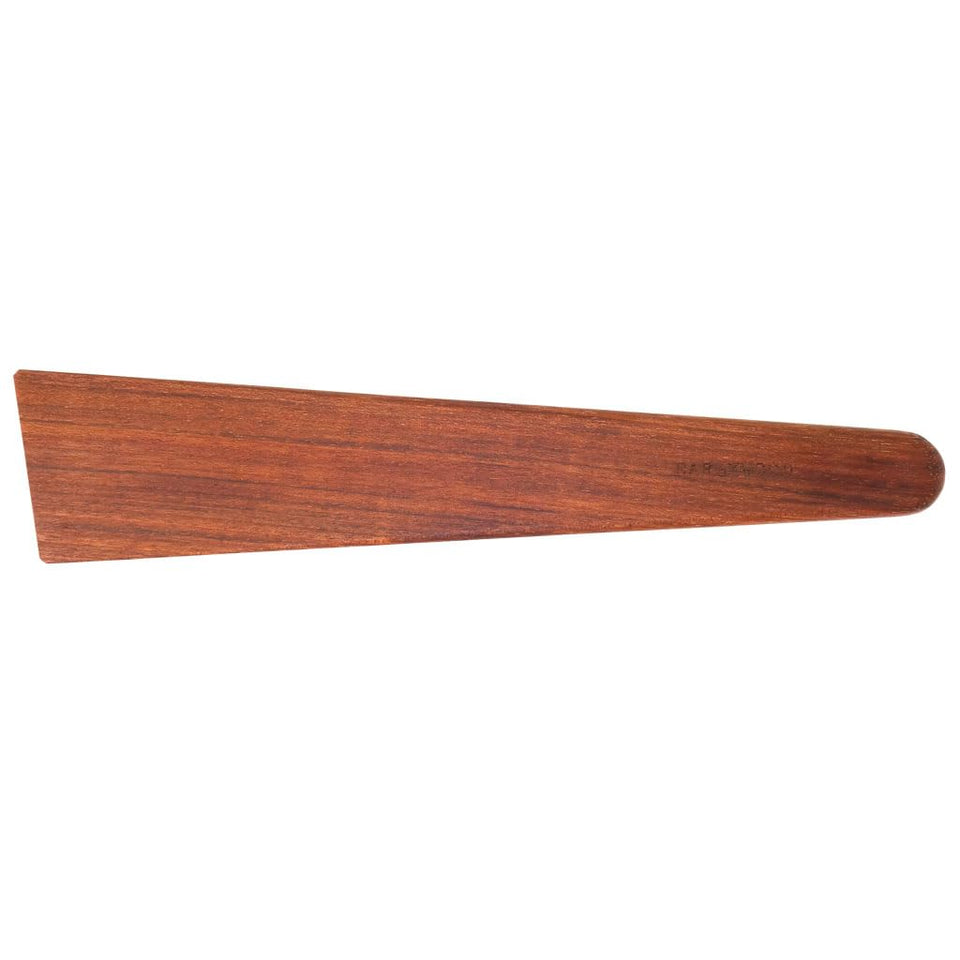 Earlywood 13inch wood cooking utensil, versatile for flipping, scraping, and serving.