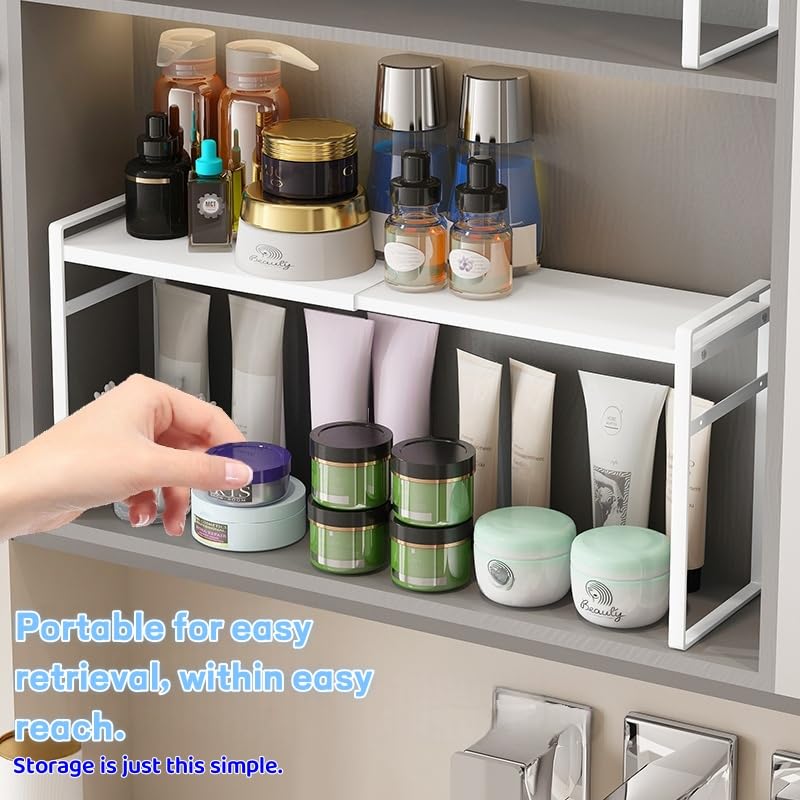 EAROND compact kitchen shelf for condiments and snacks.
