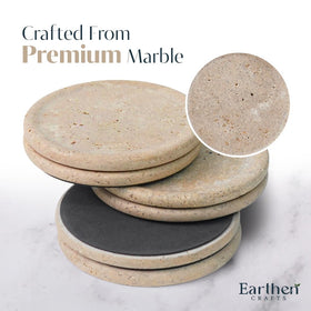 EARTHEN CRAFTS holder lid coaster display for organized storage