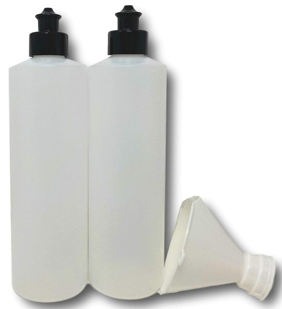 Earth's Essentials 2-pack 16oz bottles with push-pull cap for easy dispensing.