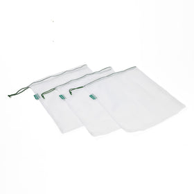 Earthwise see-through mesh bags interior view showing contents