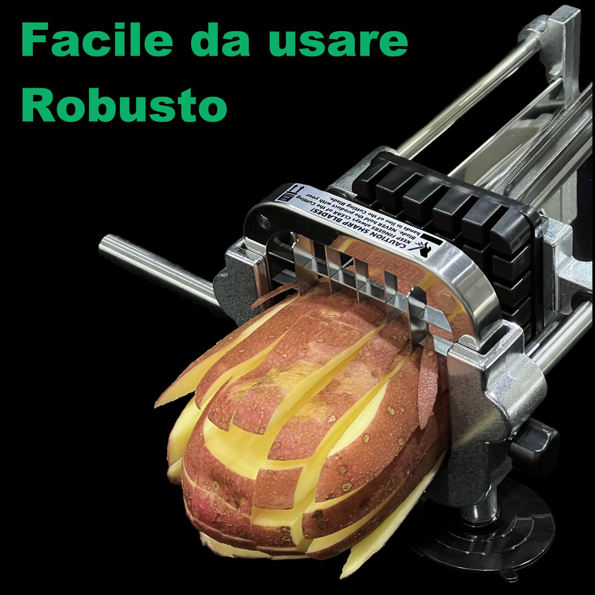 Eascandy Cutter installation is straightforward with two screws for blade changes.