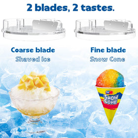 Eascandy 8-mold ice set enables multiple flavors for party-worthy snow cones.