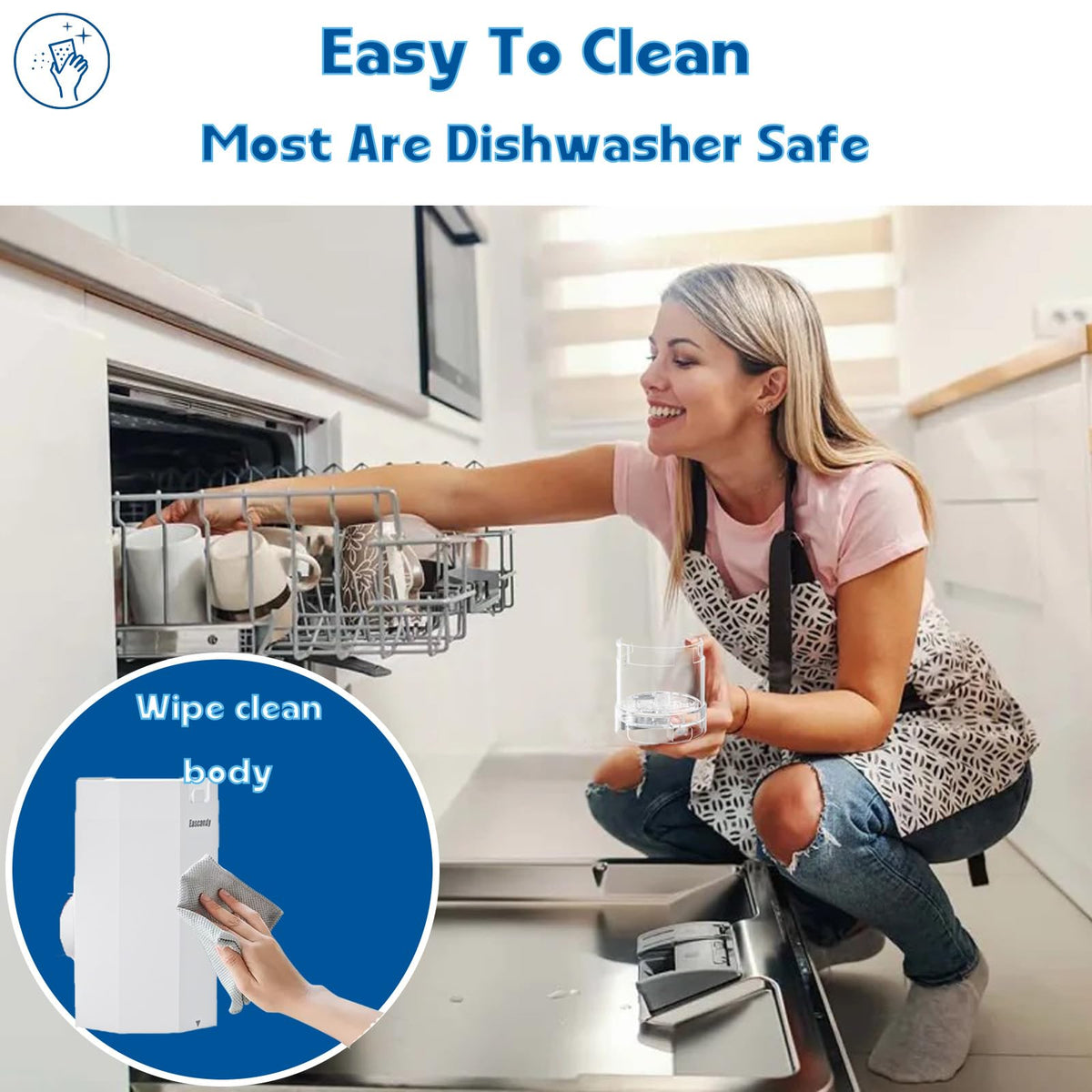 Eascandy ice shaver in action produces airy ice in minutes.