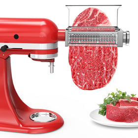 Eascandy meat tenderizer with durable metal housing and clear shell for KitchenAid.