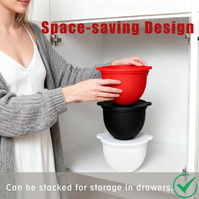 No extra bowls needed with Eascandy liners in use