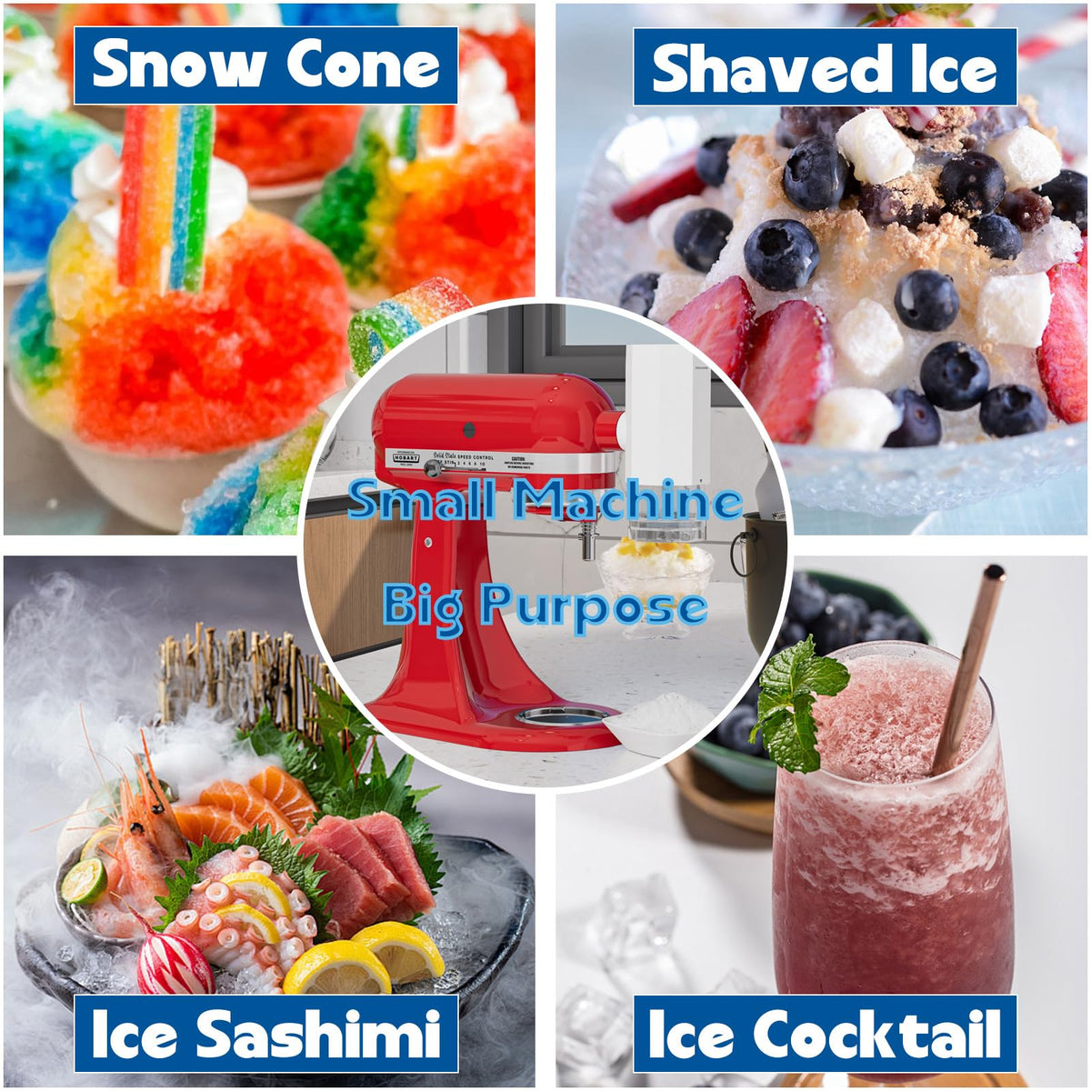 Eascandy snow cone at home is perfect for summer gatherings.