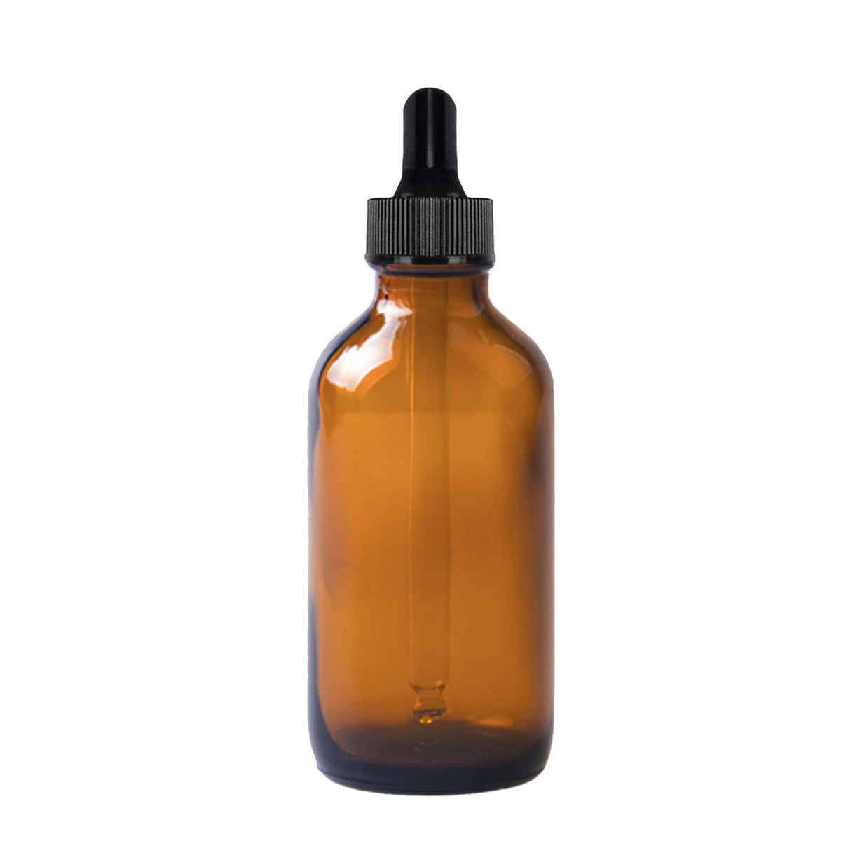 Easeen amber glass bottle cap and dropper close-up shows leak-proof design for travel