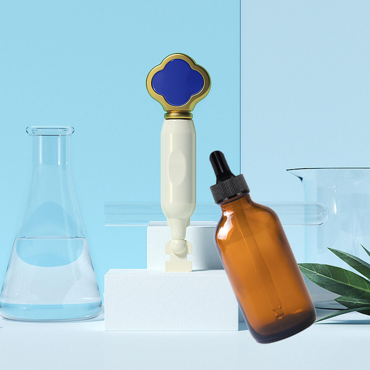 Easeen travel-friendly amber bottle with pipette suits on-the-go essential oil routines