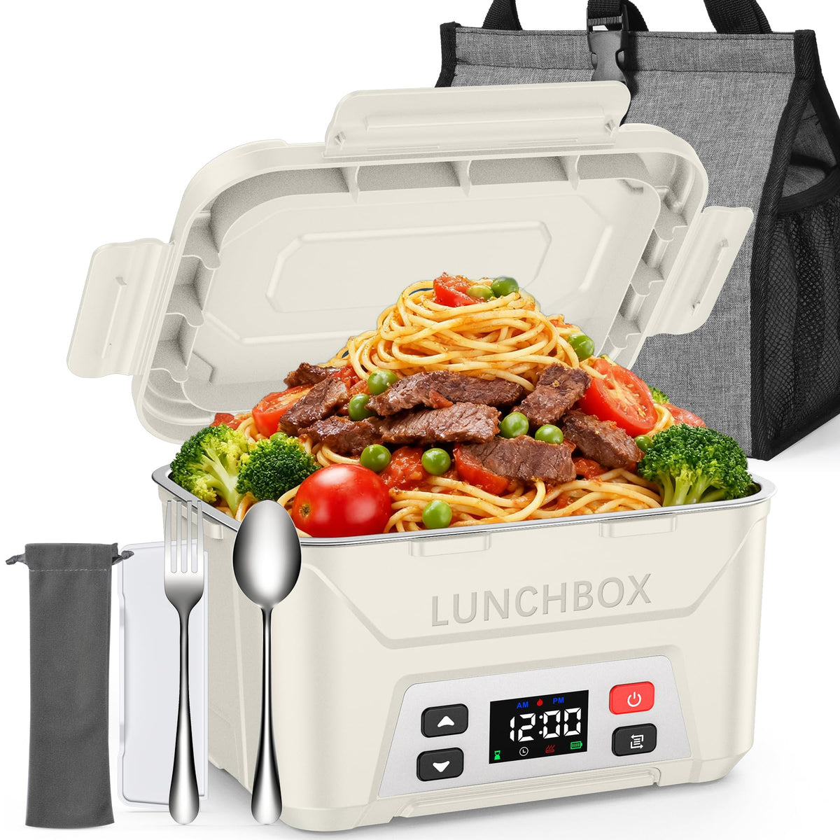 East Oak Automatic Keep Warm on desk with wireless heat for comfort