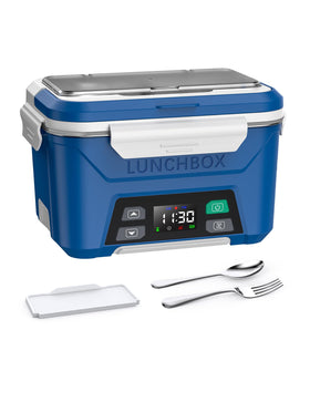 East Oak cordless lunch box lid with utensil slot keeping fork and spoon organized for easy meals
