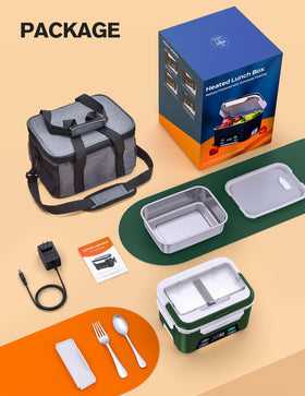 Dishwasher-safe container and lid simplify cleaning after busy days.