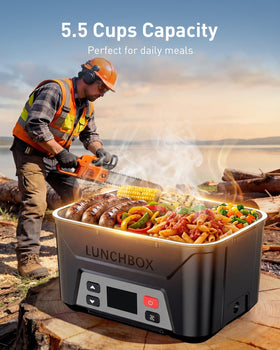 EAST OAK even heating control ensures consistent warmth across food.
