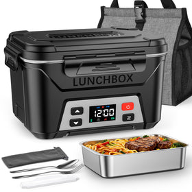 East Oak heated lunch box with battery heating for on-the-go meals