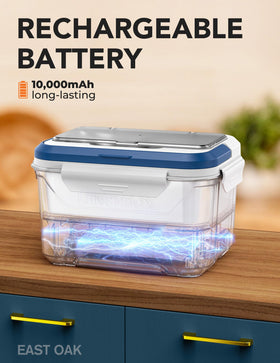East Oak lunch box battery pack enabling cordless heating for meals on the go